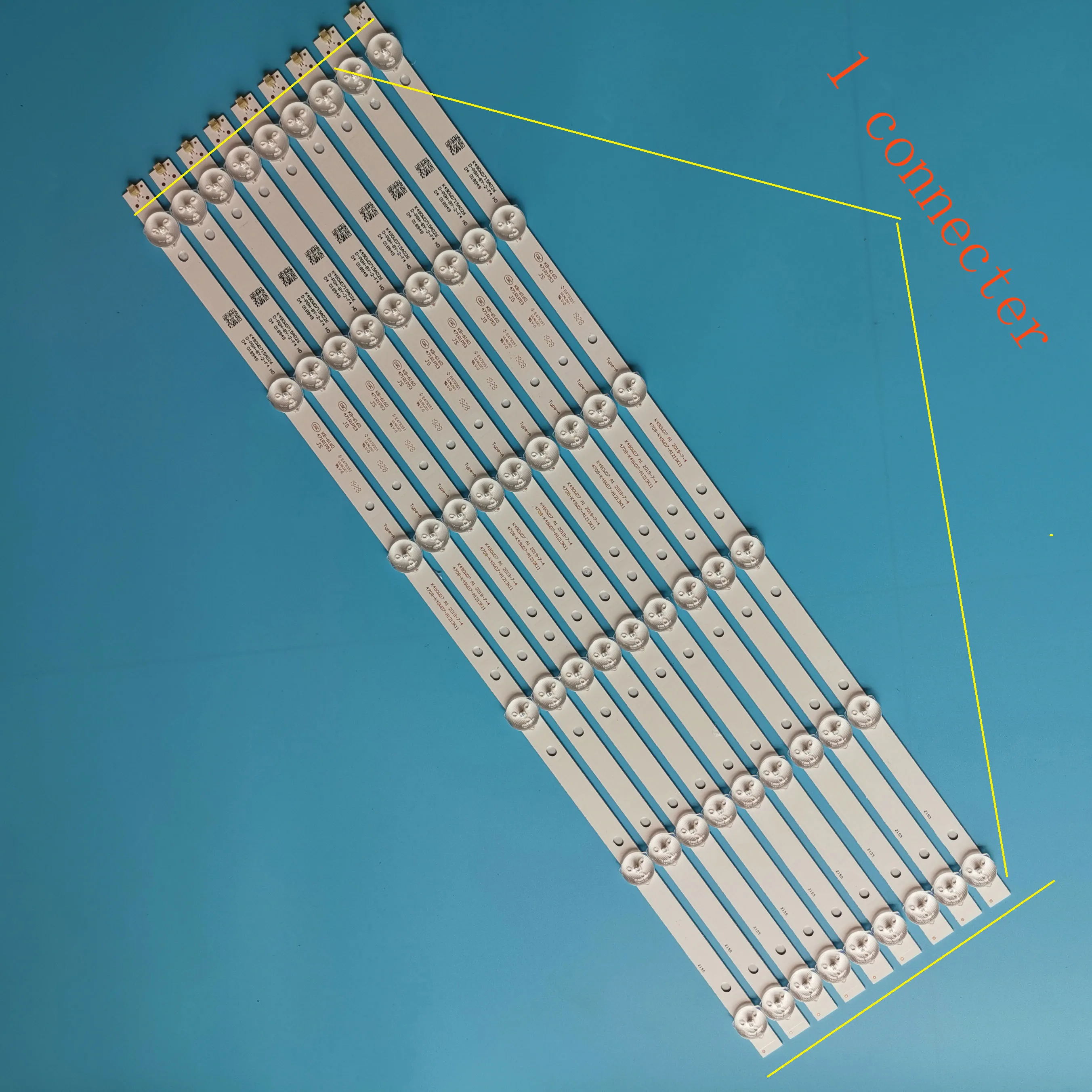 9 шт./компл. Новый Светодиодные ленты Замена K490WD7 A2 4708 K490WD A2213K01 49PUF6031/T3|Адаптеры AC/DC|