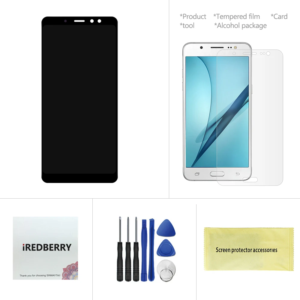 6,0 дюймов A730 ЖК s Дисплей для samsung A8 A8+ A730 A730F ЖК-экран дигитайзер сенсорная сборка для samsung A8+ Plus