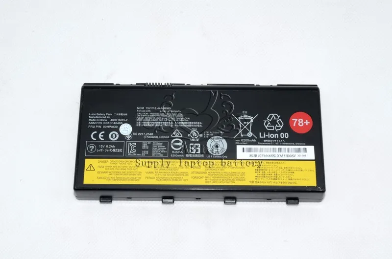 JIGU 15V ноутбук Батарея 00HW030 SB10F46468 для lenovo ThinkPad P70 P71 96WH