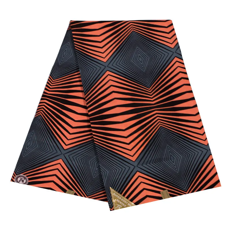 

2019 dutch wax nigeria ankara print 6yards fabric african Veritable real sewing material