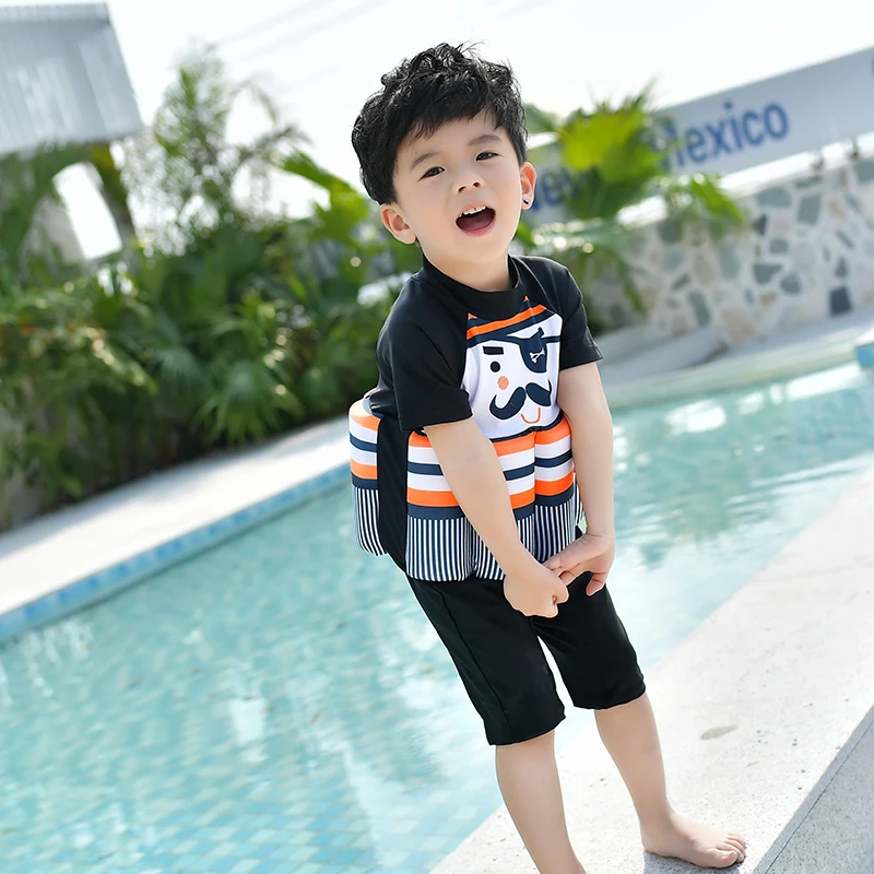 Detachable Buoyancy Floating Swimwear Zipper Back Training swimming Suit Safe Learning Lesson Protective Float Swimsuit Children children swimsuit children swimsuits