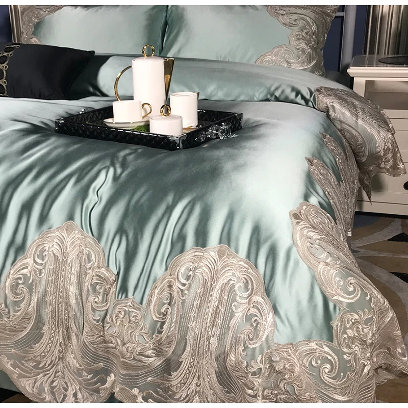 Luxury Egyptian Cotton Lace Bedding 3
