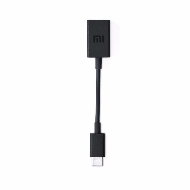 Черный Кабель OTG xiaomi type C USB передачи данных type C адаптер «Папа-мама» для xiaomi mi 9 9T 8 Max 3 mi x 2S redmi note 8 7 K20 - Цвет: Черный