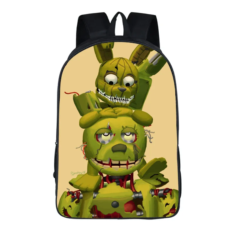 42 см пять ночей у Фредди Рюкзак Школьная Сумка FNAF сумка на плечо дорожная сумка для ноутбука мультяшная игрушечная фигурка детский подарок на день рождения - Цвет: 16