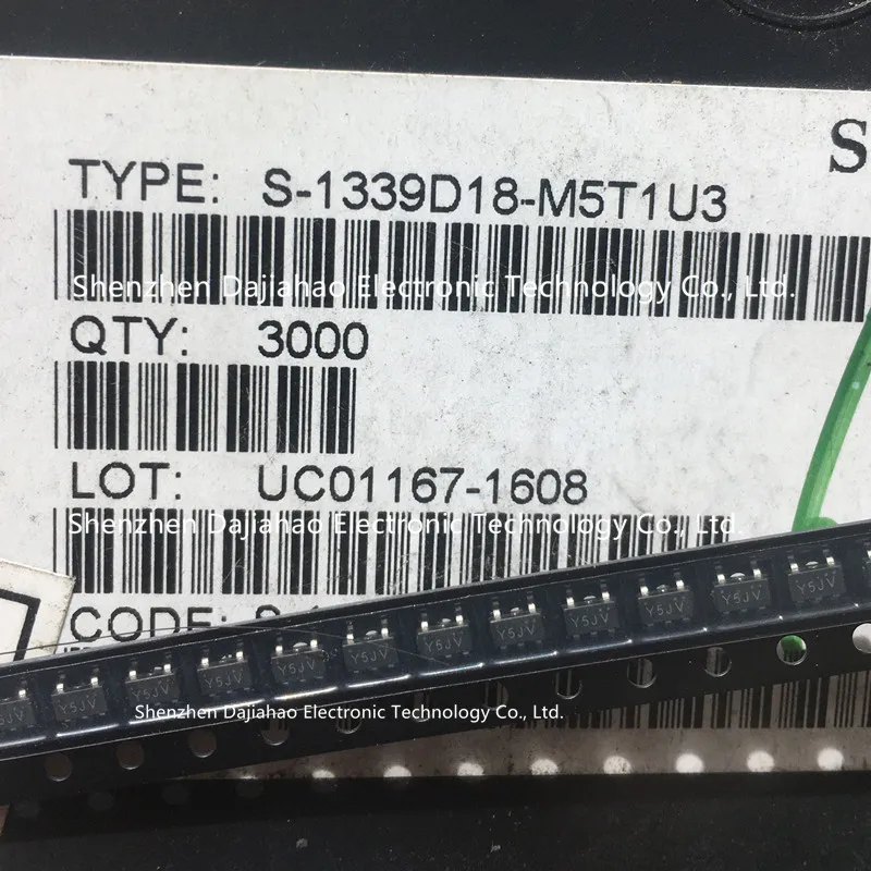 

5PCS/LOT Silk Screen Y5J S-1339D18-M5T1U3 Start SOT235 SOT23-5 Regulator Controller