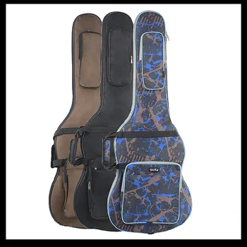 

Waterproof Thicken 11.5 mm Electric Guitar Bag Case Backpack Guitarra Accessories Parts Colorful Cloth Carry Gig