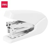 Deli модный ослепительный энергосберегающий степлер может использовать 20 страниц подходит для 12#24/6 26/6 белого и черного цвета