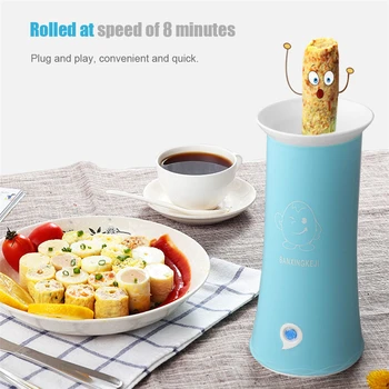 

TTLIFE Automatic Multifunction Mini Egg Roll Maker Breakfast Egg Boiler Master Sausage Machine Kitchen Cooling Egg Cooker Tools