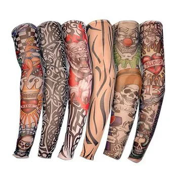 

Tattoo 1 PCS Arm Sleeves Ice Fabric Sun UV Protection Cooling Warmer Arms Sleeve Summer Sun Cool Outdoor Cuff Cover Arm Sleeves