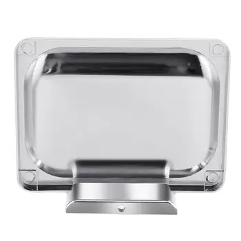 

Double Layer Soap Dish w/ Large Draining Stainless Steel Soap Case Holder Container soap tray Bathroom Organizer Accessories @25