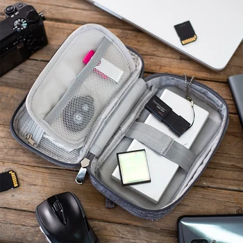 

Wires Charger Digital Earphone Gadget Cable Storage Bag Portable USB Electronic Case Zipper Organizer Pouch Accessories Supplies
