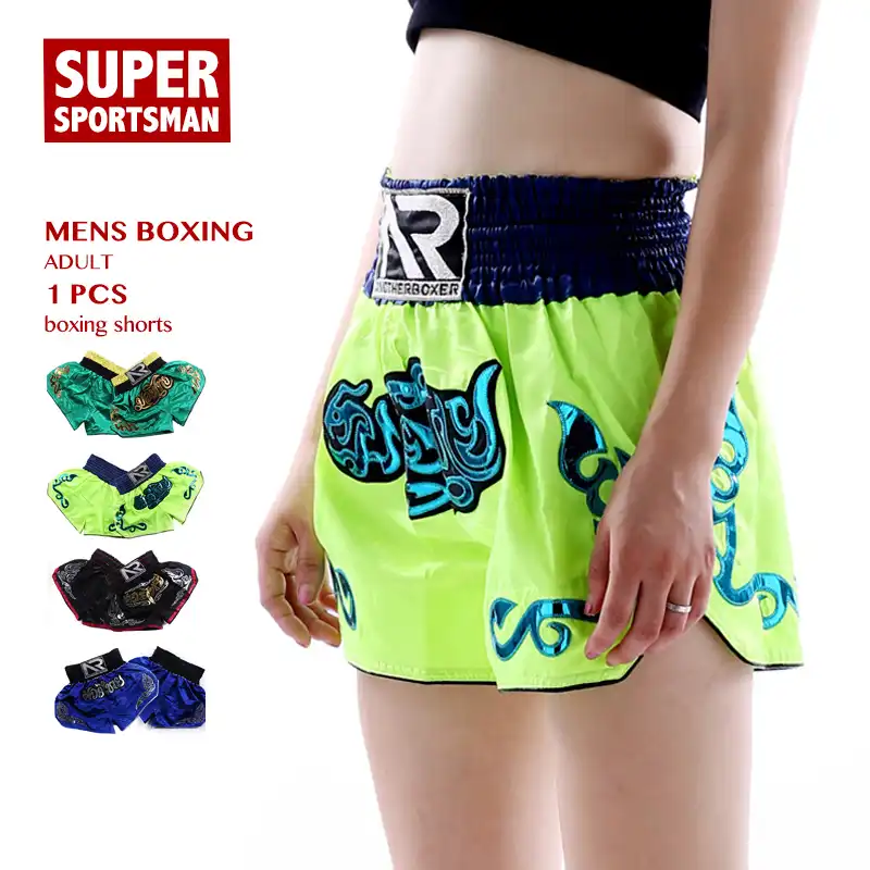 Hombres Mujeres Mma Muay Thai Shorts Nino Nina Kickbok Lucha
