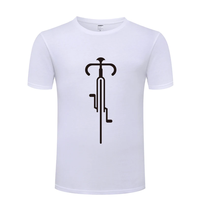 Bike Lines Cycling Novelty Creative Mens Men T Shirt Tshirt 2018 New Short Sleeve O Neck Cotton Casual T-shirt Top Tee | Мужская одежда