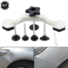 

Universal Car Dent Repair Body Damage Fix Tool Pulling Bridge Puller Dent Removal Glue Tabs Hand Repair Tools Kit 6 Piece/set