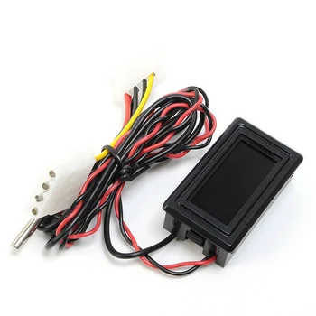 

Gauge Oil 4.8cm*2.8cm*1.7cm Water-proof Accessory Thermometer Temperature Charge Cooler Display Meter Car Motorcycle
