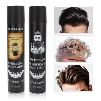 

320ml Men Hair Styling Hair Building Spray Long-lasting Fluffy Natural Fragrance Barbershop Hair Salon Accessories
