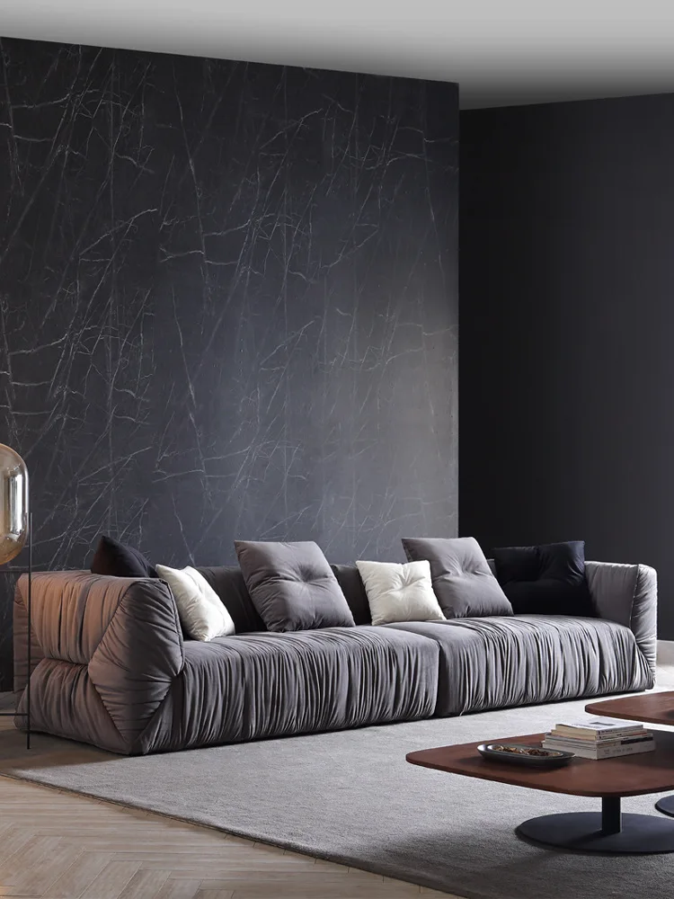 195X100X75cm Прямая с фабрики, тканевый диван для гостиной, большая квартира, съемный моющийся диван, l-образный угловой скандинавский набор мебели - Цвет: 195X100X75cm