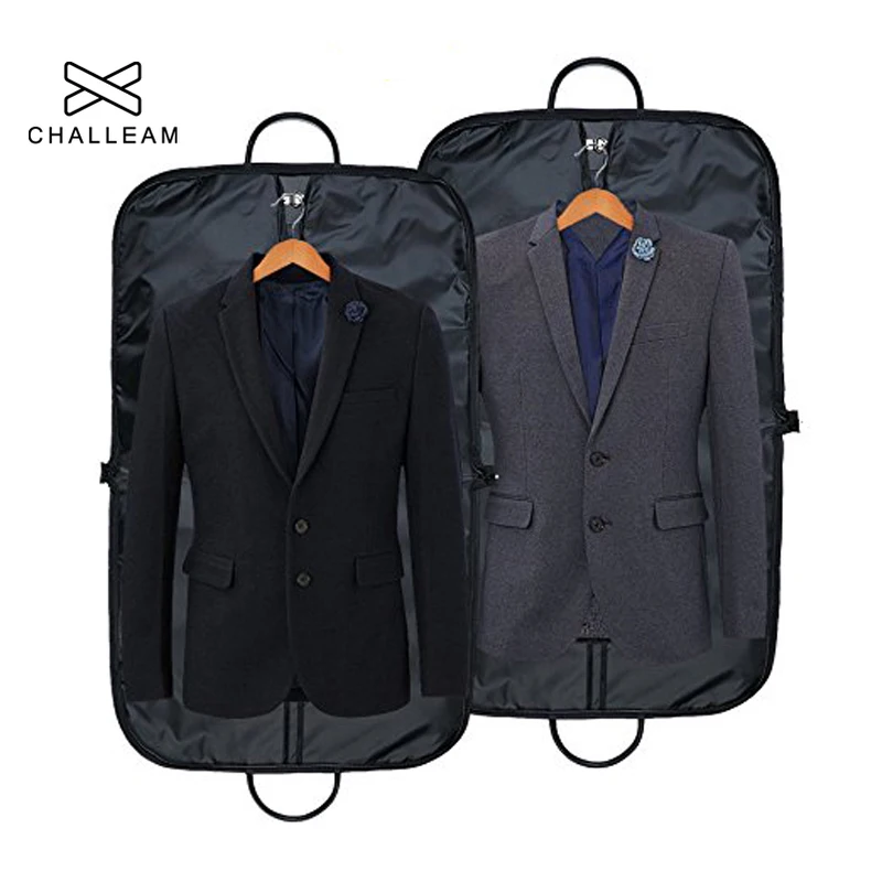 Suit-Bag Business Waterproof Handle Folding Black Oxford Men with 204