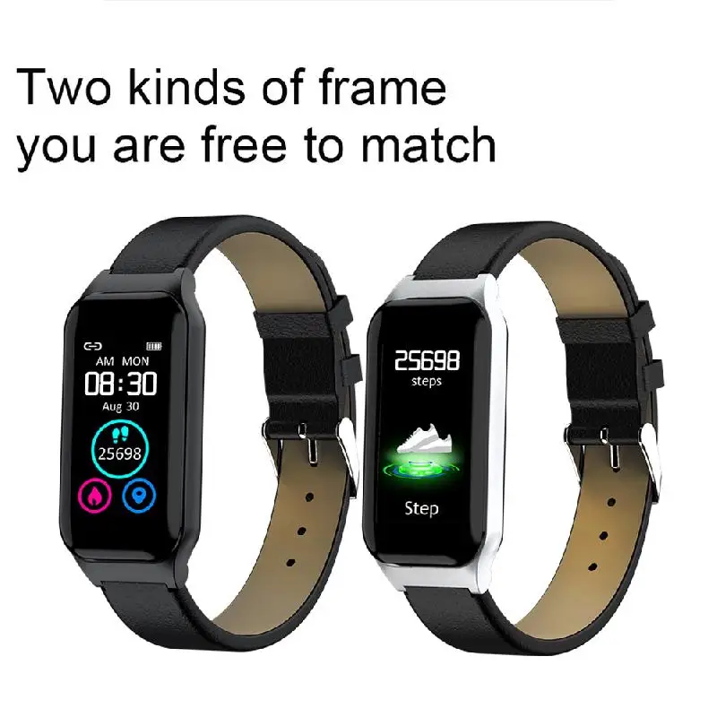 Erillers Smart Watch For Android Ios Smart Bracelet Wireless Bluetooth Earbuds 2-in-1 Fitness Health Tracker Smart men Bracelet
