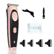 Профессиональная Водонепроницаемая машинка для стрижки волос 100-240 В, электрический триммер для волос, машинка для стрижки ЛЫСЫХ волос 0,1 мм, стальное лезвие, триммер для бороды