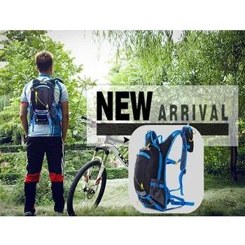 

Cycling Backpack Waterproof Nylon Bag 18L Outdoor Hiking Camping Travel Sports Knapsack Climbing Rucksack Bike Free Phone Pocket