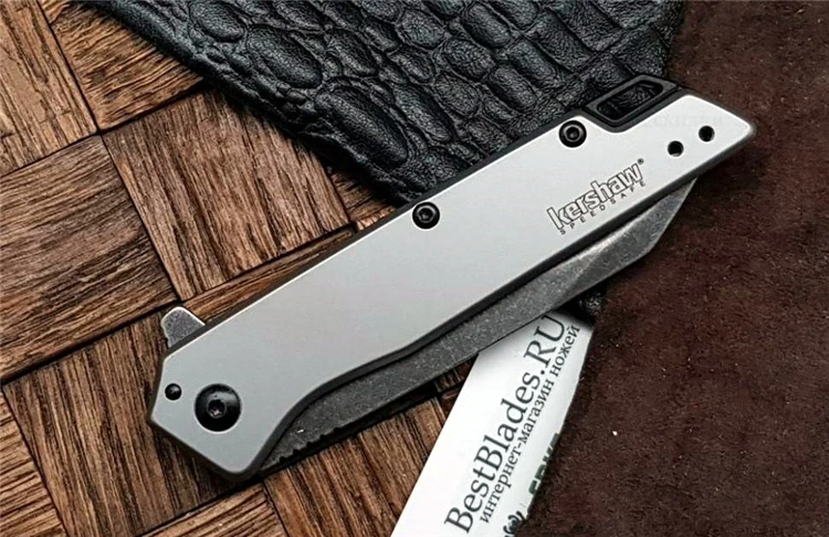 Новейший качественный складной нож Kershaw 1365 EDC, ручка из нержавеющей стали с 4cr13mov стальным лезвием, Карманный Походный нож, инструменты