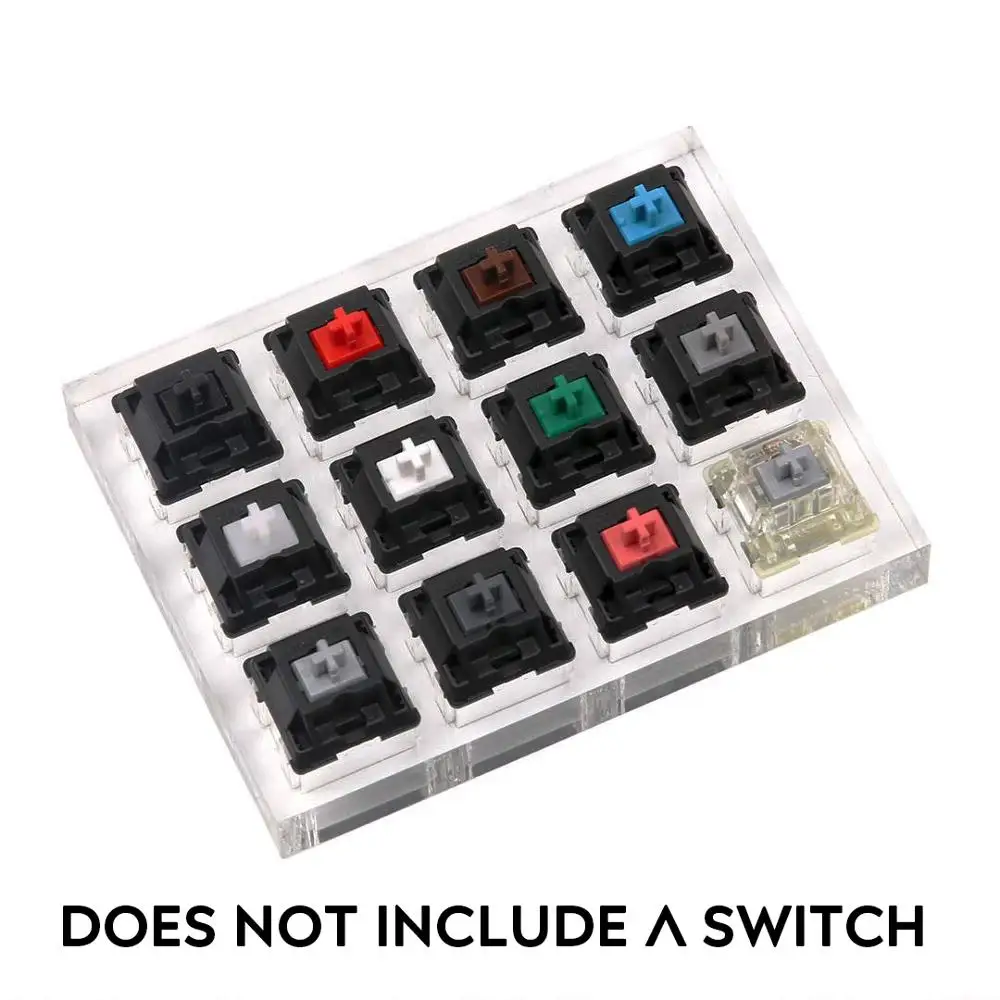 Оригинальный механический переключатель Cherry Mx 8 шт. серебристый для клавиатуры