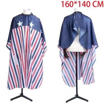 

Haircut Cloth Hairdressing Barber Cloth American Flag Pattern Apron Polyester Hair Cape Styling Design Supplies Salon Gown