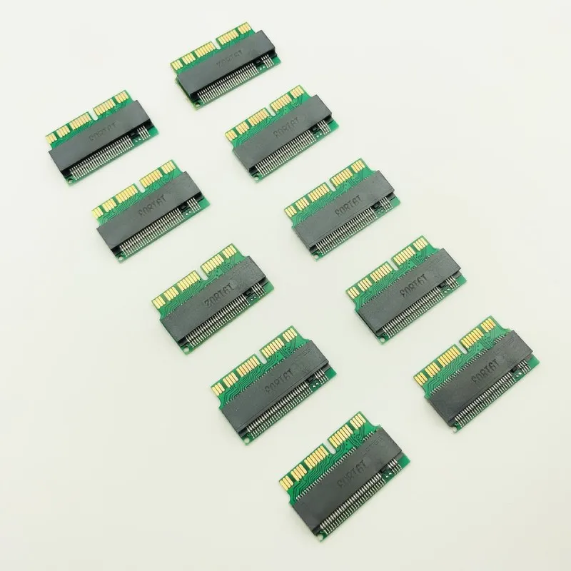 10 шт. NVMe PCIe M.2 M ключ M2 SSD адаптер карта для Macbook Air 2013 карта расширения для Macbook Pro retina A1398 A1465/6