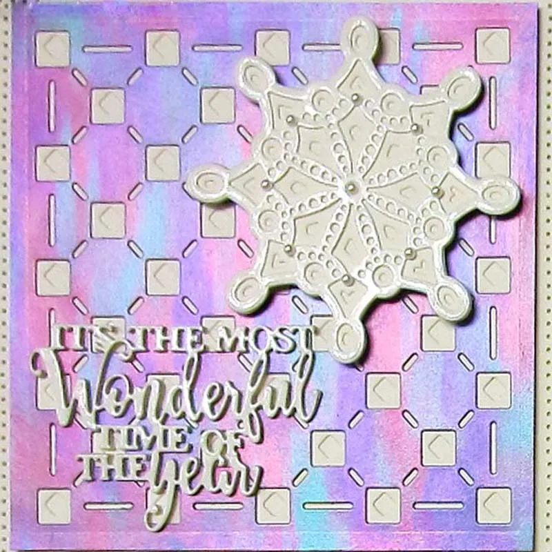 

Imaginative Rhombus Square Background Frame Metal Cutting Dies For DIY Scrapbooking Album Crafts Card Making New 2019