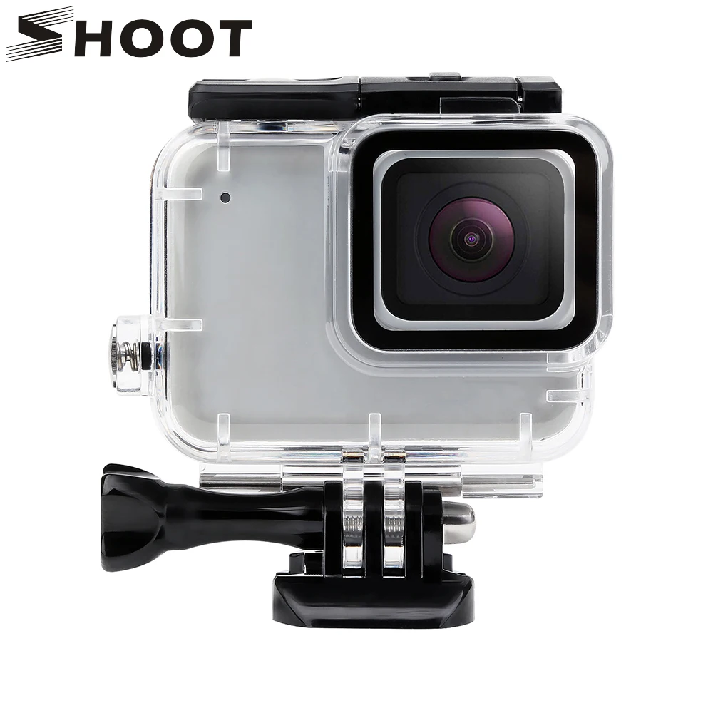 Водонепроницаемый чехол для Gopro Hero 7 серебристый белый | Электроника