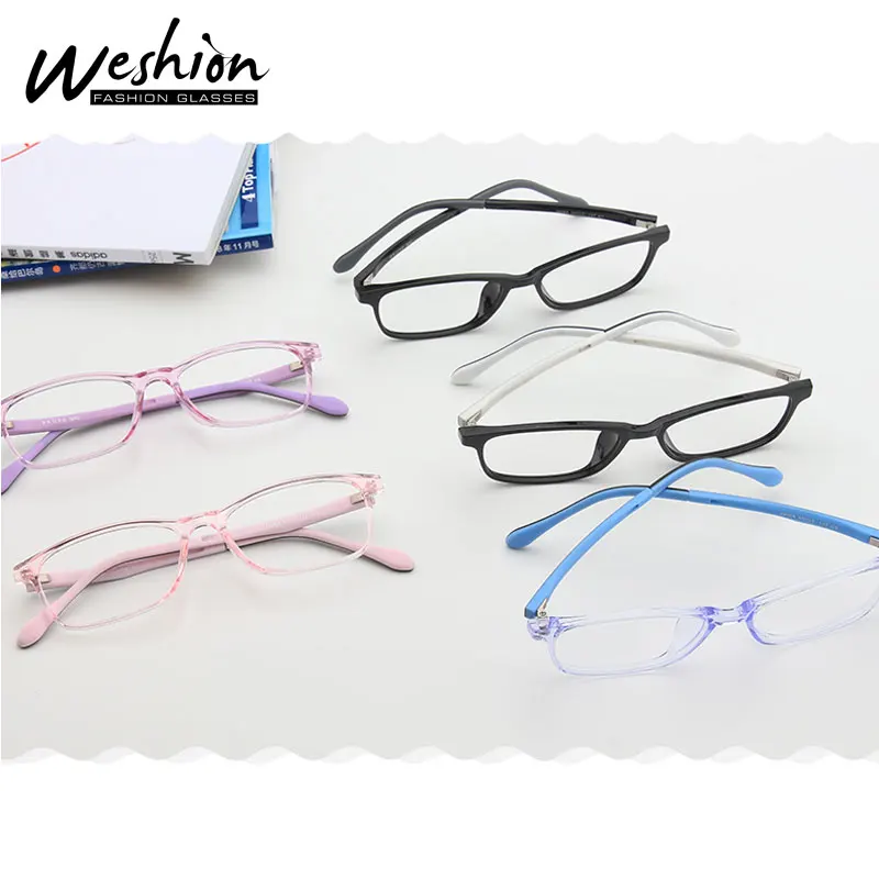 Подростковые солнцезащитные очки студенческие анти-голубые легкие очки TR90 оптическая рамка настраиваемые линзы при близорукости