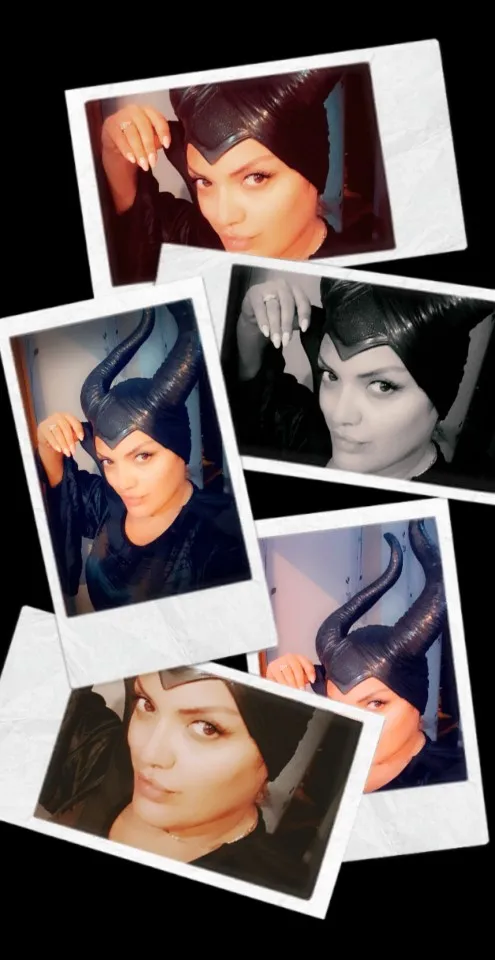 Maleficent: любовница злой ведьмы платье рога шляпа костюм косплей Хэллоуин Анжелина Джоли королева ведьмы головной убор маска