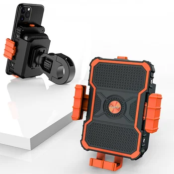 

Universal Motorcycle Bike Phone Holder Charge Cell Phone GPS Power Bank Bracket Handlebar Mount Cradle Riding Stand