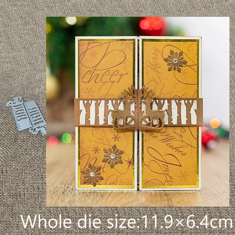 

New Design Craft Metal Cutting Die die cuts renders forest buckle decoration scrapbook Album Paper Card Craft Embossing die cuts