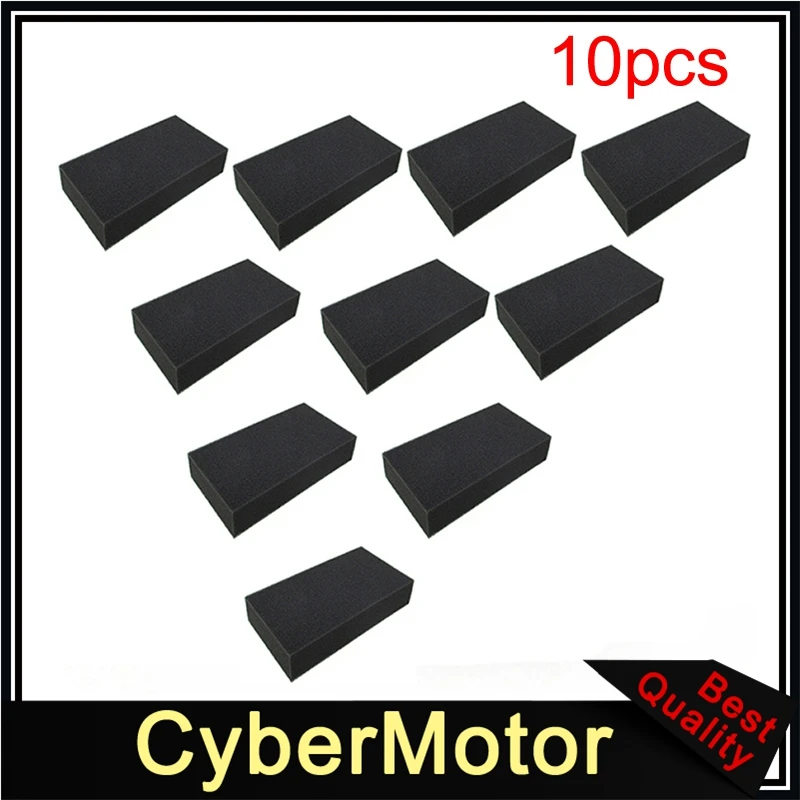 10pcs Воздушный фильтр пены для 2-х тактный двигателя deutz Rover газонокосилка Toro GTS 2-цикл двигателя заменить Lesco 050197 Suzuki 81-0100 Торо 81-0100 - Цвет: 10pcs