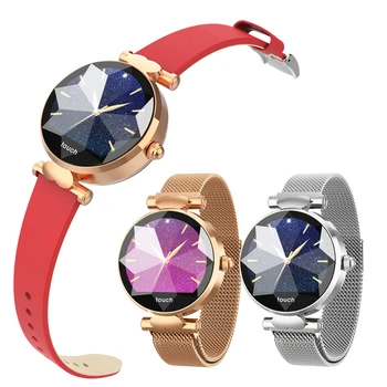 

Luxury Watch Women Smart Watch 1.04"Round Display Diamond Glass Heart Rate Blood Pressure Monitor Waterproof Smartwatch reloj