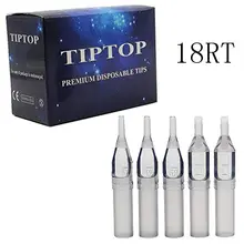 100 шт 18RT одноразовые наконечники татуировки машины татуировки пластиковые наконечники насадки для долговременного тату макияжа иглы поставка татуировки Советы