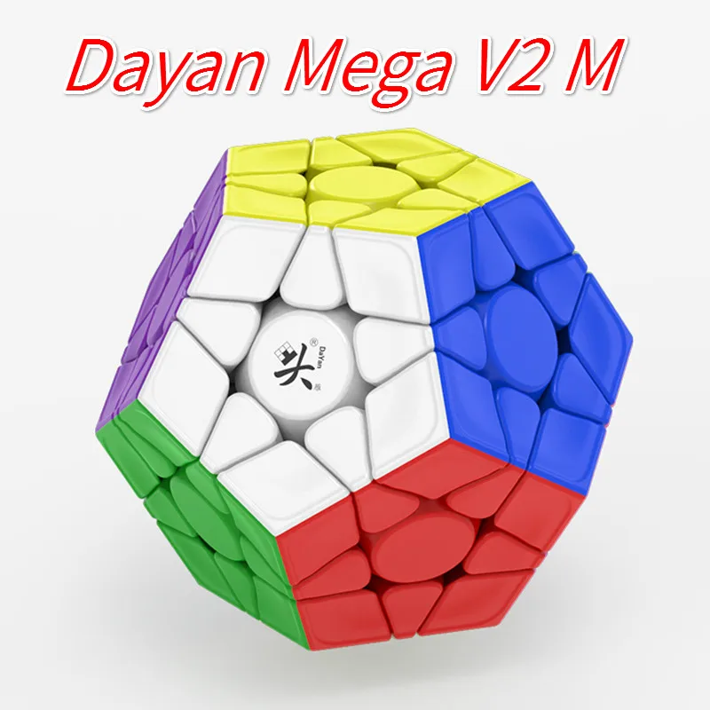 Dayan Mega Minxes V2 M Magnetic Cube Magic Stickerless 3x3 Dodecahedron Wumofang Speed DAYAN 12 Sides Puzzle Cubo Magico | Игрушки и