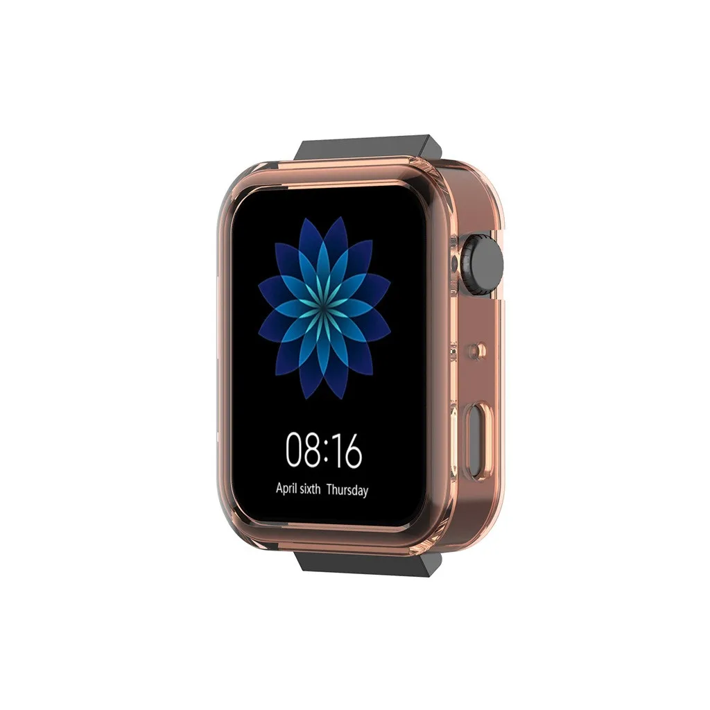 Защитный чехол с покрытием для Xiao mi, Смарт-часы для mi Watch, браслет, чехол, полное покрытие, защитный ремешок для часов, аксессуары