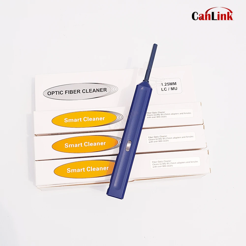 5pcs 1.25mm Lc Mu Connectors Oneclick Fiber Optic Connector Cleaning