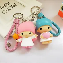 Импортные товары бутик винил Gemini кукла-брелок для ключей кулон переплетение Кожа Веревка кукла подарок для пары