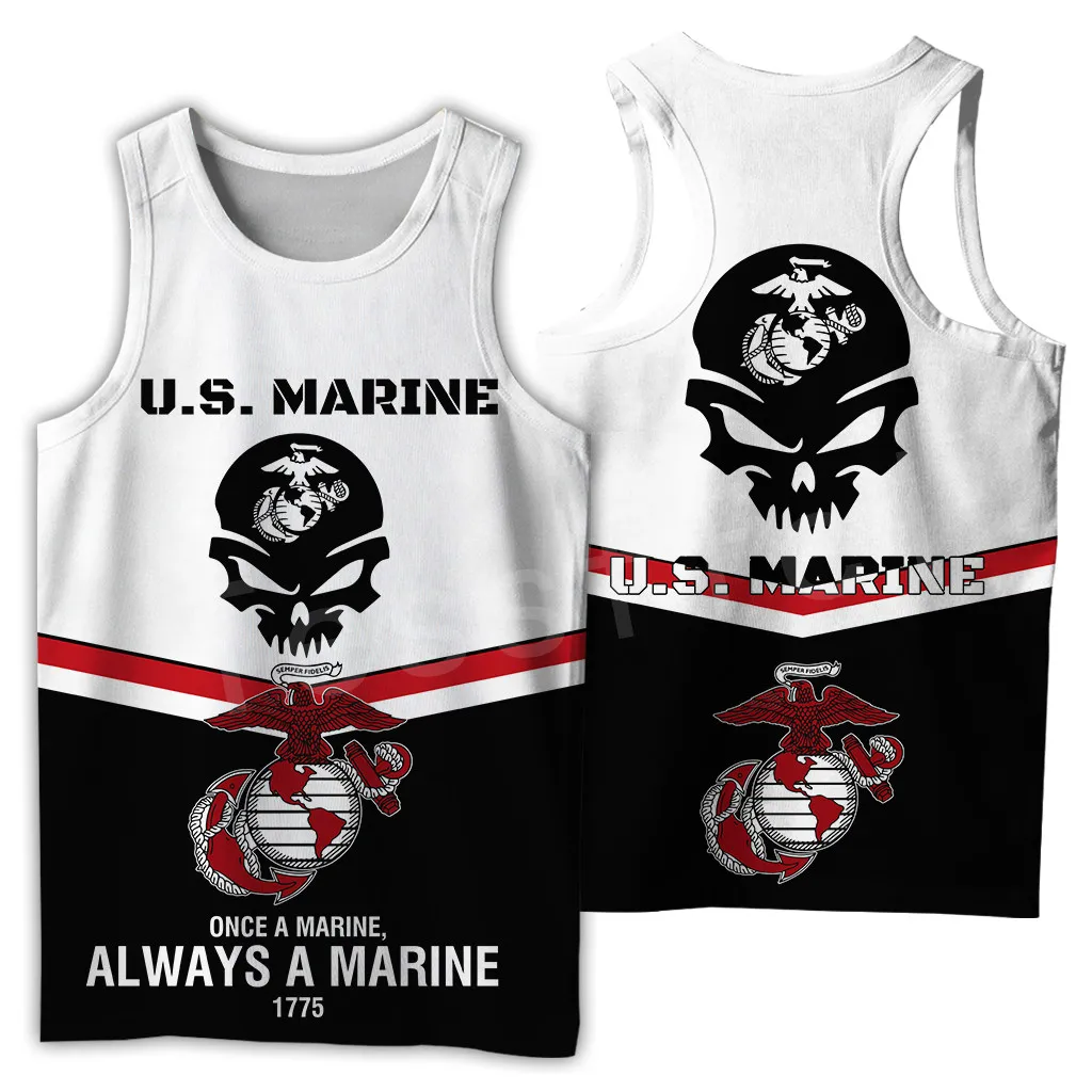 Tanktop Vest Tank Tops Skull Casual 3dprint Summer Funny Tanktop
