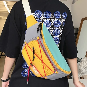 

Trendy Brand Women Chest Bag Large-capacity Japanese Simple Waist Bag Student Luxury Fashion 2020 Fanny Pack Bag Small Designer