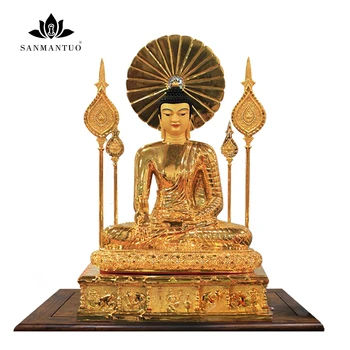 

buddhist supplies buddhist statue Buddha Amitabha statue decoration in Thailand buddha statue metal