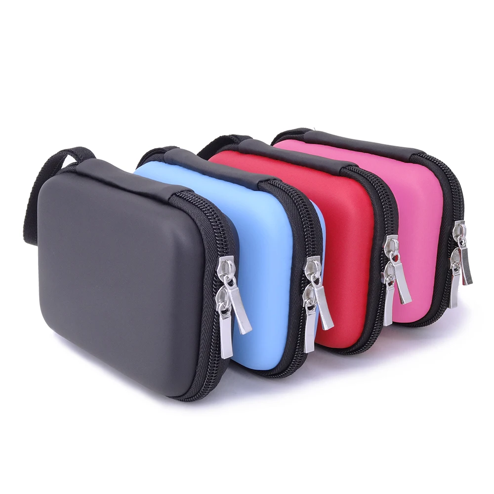 Original 2.5" HDD Case Protect Bag Box for Seagate Samsung WD Hard Drive Power USB Cable Charger External Hard Disk Pouch Case
