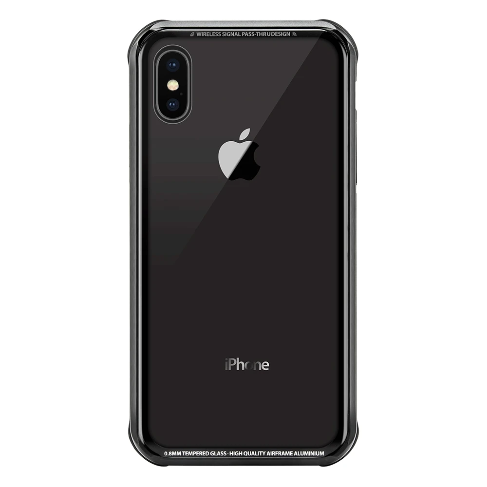 Чехол SwitchEasy iGlass для iPhone XS Max. Материал полиуретан, алюминий, стекло