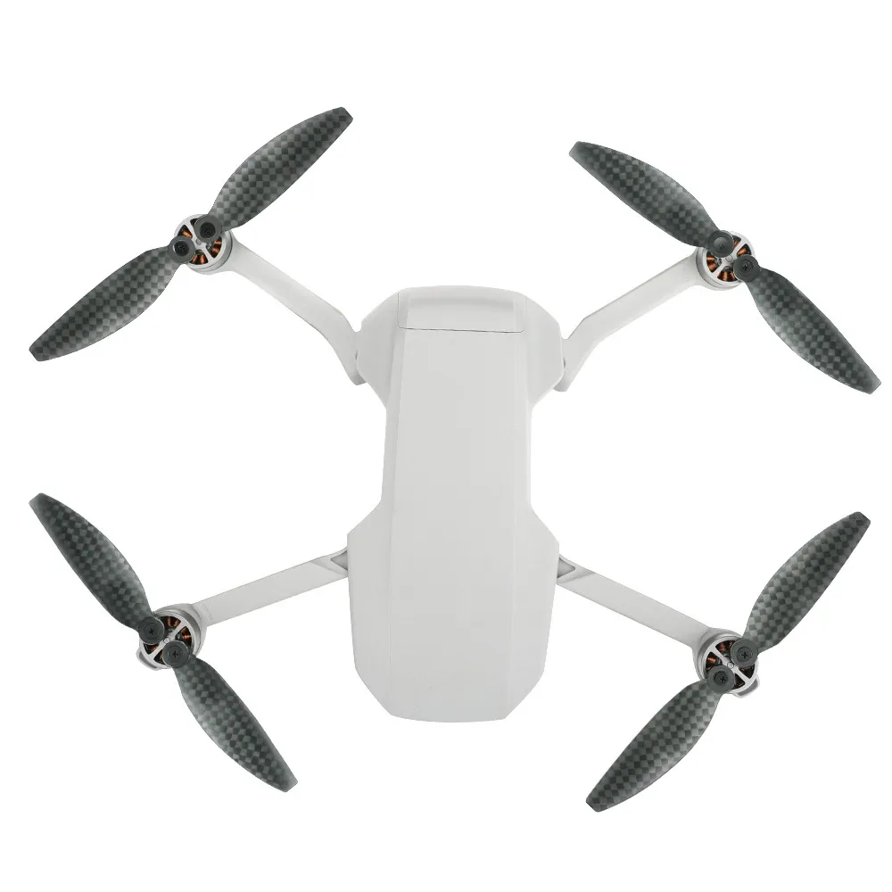 2 пары малошумный пропеллер лезвие из углеродного волокна для DJI Mavic Mini Drone запасные части складной реквизит прочный CW CCW крыло