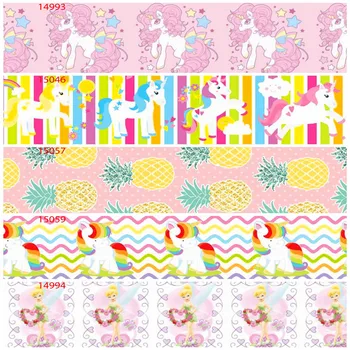 

100% Polyester boy's cartoon animals printed Grosgrain Ribbon Satin Ribbon BR01