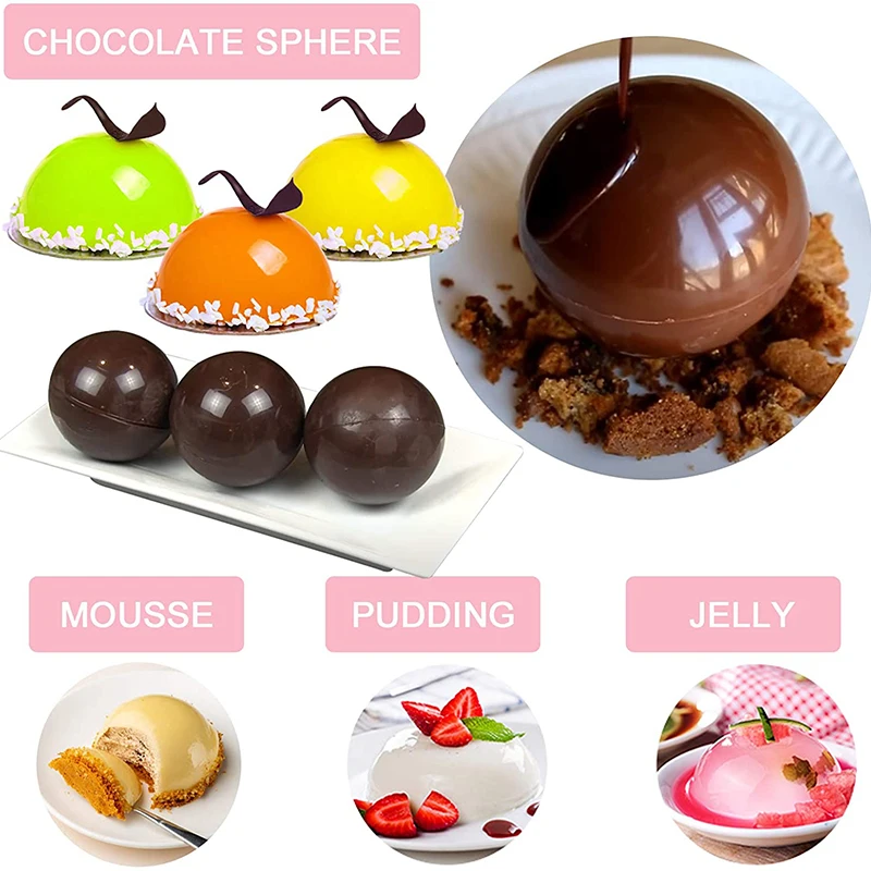 Stampo In Silicone Semicircolare Per Mousse Al Cioccolato, Stampo Per - 7